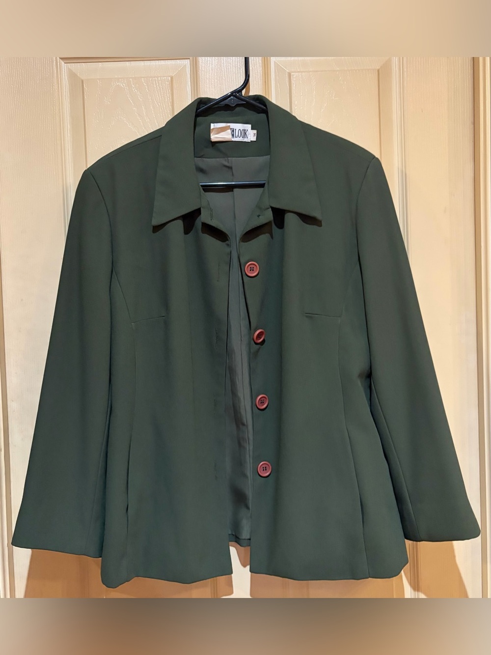 Women's Green Blazer, Size 14